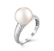 27444S1 Кольцо с жемчугом бренд De Fleur (Серебро)