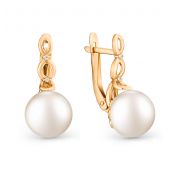 серьги с жемчугом бренд De Fleur