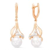 серьги с жемчугом бренд De Fleur