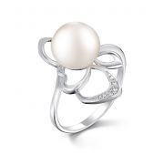 Кольцо с жемчугом бренд De Fleur