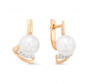 серьги с жемчугом бренд De Fleur