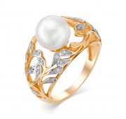 кольцо с жемчугом бренд De Fleur