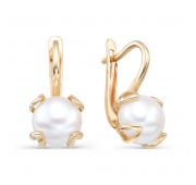 серьги с жемчугом бренд De Fleur