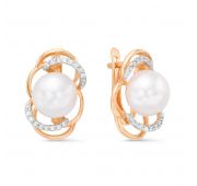 серьги с жемчугом бренд De Fleur