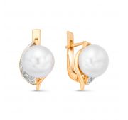 серьги с жемчугом бренд De Fleur
