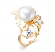 кольцо с жемчугом бренд De Fleur