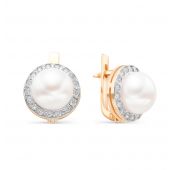 серьги с жемчугом бренд De Fleur