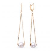 серьги с жемчугом бренд De Fleur