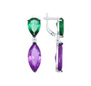 92021451 Серьги из серебра (Серебро 925)