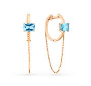 02-03-246-1300-010 Серьги с топазами (Au 585)