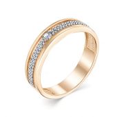 Кольцо обручальное с бриллиантами