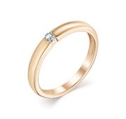 кольцо обручальное с бриллиантами