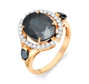 кольцо золотое с сапфиром