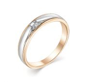 Кольцо обручальное с бриллиантами