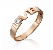 5340-00-401-10-03 Кольцо LOVE (любовь) бренд Platina (Au 585)