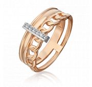 01-5502-00-201-1111 Кольцо с топазами бренд Platina (Au 585)