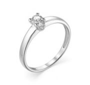 К0565-220-1,25 Кольцо с бриллиантами из белого золота (Au 585)