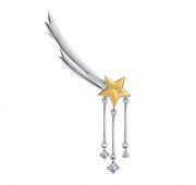 04-2606/00СВ-18 Брошь из серебра бренд Алькор (Серебро 925)