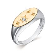 01-2617/00СВ-18 Кольцо из серебра бренд Алькор (Серебро 925)