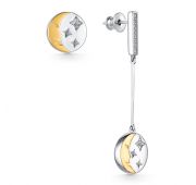 02-2602/00СВ-18 пуссеты из серебра бренд Алькор (Серебро 925)