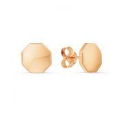 т100029477 Серьги пуссеты бренд Karatov (Au 585)