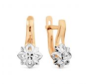 т140629405 Серьги без вставок бренд Karatov (Au 585)