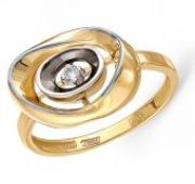 11-21002 3,08 Кольцо с бриллиантами бренд Kabarovsky (Au 585)