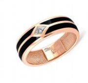 кольцо помолвочное с бриллиантом бренд Kabarovsky