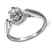 кольцо с бриллиантами из белого золота бренд Kabarovsky