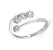 кольцо с бриллиантами из белого золота бренд Kabarovsky