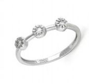 кольцо с бриллиантами из белого золота бренд Kabarovsky