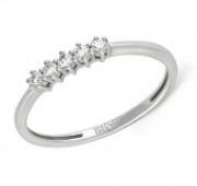 кольцо с бриллиантами из белого золота бренд Kabarovsky