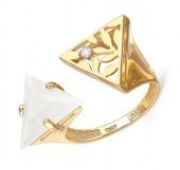 кольцо с агатами бренд Kabarovsky