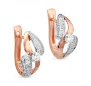 серьги с бриллиантами бренд Kabarovsky