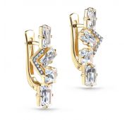 12-21124 4,83 Серьги с бриллиантами бренд Kabarovsky (Au 585)