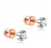 серьги пуссеты с бриллиантами бренд Kabarovsky