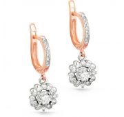 серьги с бриллиантами бренд Kabarovsky