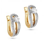 серьги с бриллиантами бренд Kabarovsky