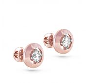 серьги пуссеты с бриллиантами бренд Kabarovsky