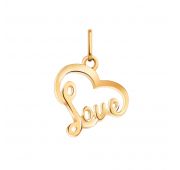 5821 Подвеска сердце (Au 585)