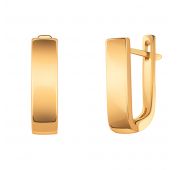 20995 Серьги без вставок (Au 585)