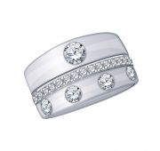 10741-925 Кольцо из серебра (Серебро 925)