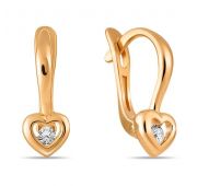 01-215425 Серьги детские бренд Sanis (Au 585)