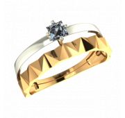 01-117122 Кольцо золотое бренд Sanis (Au 585)