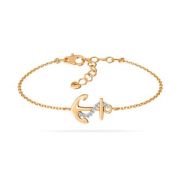 браслет из золота якорь бренд Sanis