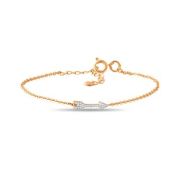 браслет из золота стрела бренд Sanis