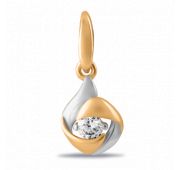 подвеска из золота бренд Sanis