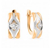 01-215738 Серьги золотые бренд Sanis (Au 585)