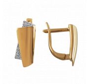 Серьги с фианитами бренд Sanis