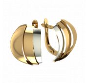 01-206418 Серьги без вставок бренд Sanis (Au 585)